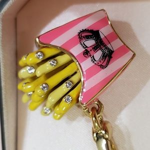 Juicy Couture fries charm